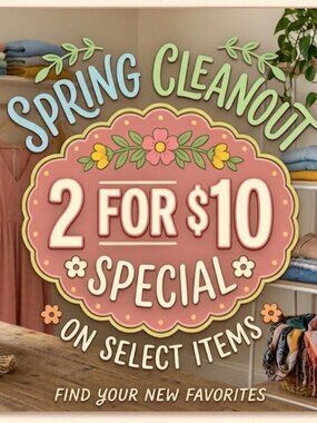 SPRING CLEANOUT SALE!